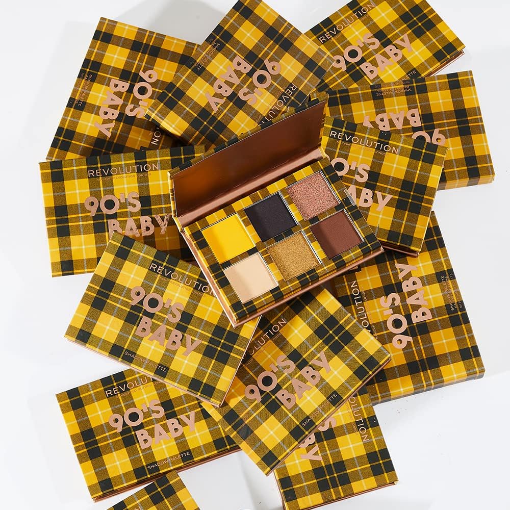 Palette de fards à paupières Makeup Revolution Power Shadow 90's Baby