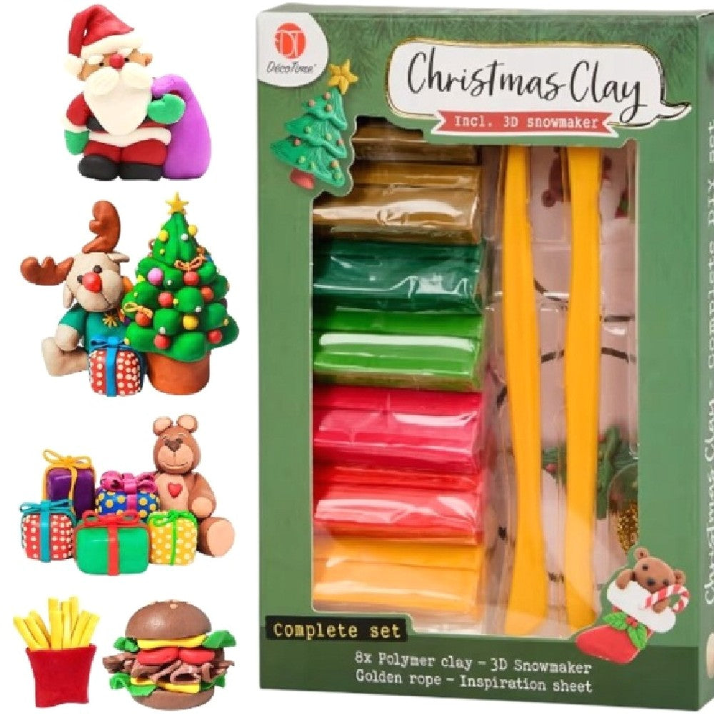 14 Kits Pâte à modeler polymère, coffret de 12 pièces