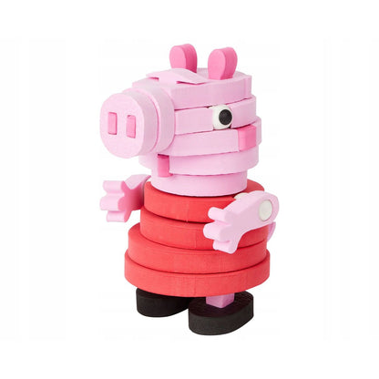 7 Puzzles 3D Peppa Pig - Jeu d’Assemblage Éducatif et Coloré