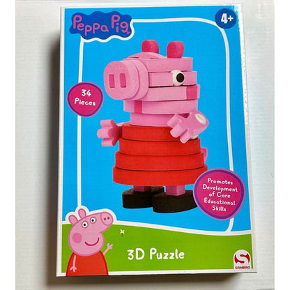 Puzzle 3D Enfant Peppa Pig – Jeu d’Assemblage Éducatif et Coloré