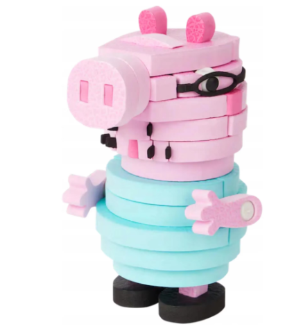 7 Puzzles 3D Peppa Pig - Jeu d’Assemblage Éducatif et Coloré