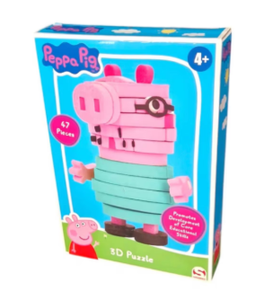 Puzzle 3D Enfant Peppa Pig – Jeu d’Assemblage Éducatif et Coloré
