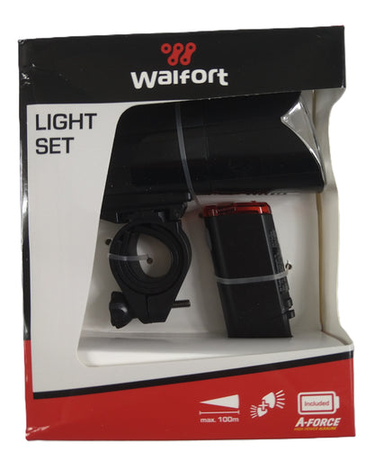 Kit Phare Avant et Arrière pour Vélo – Éclairage LED Haute Visibilité