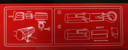 Kit Phare Avant et Arrière pour Vélo – Éclairage LED Haute Visibilité