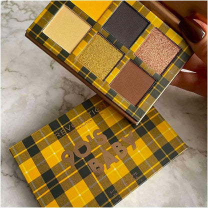 Palette de fards à paupières Makeup Revolution Power Shadow 90's Baby