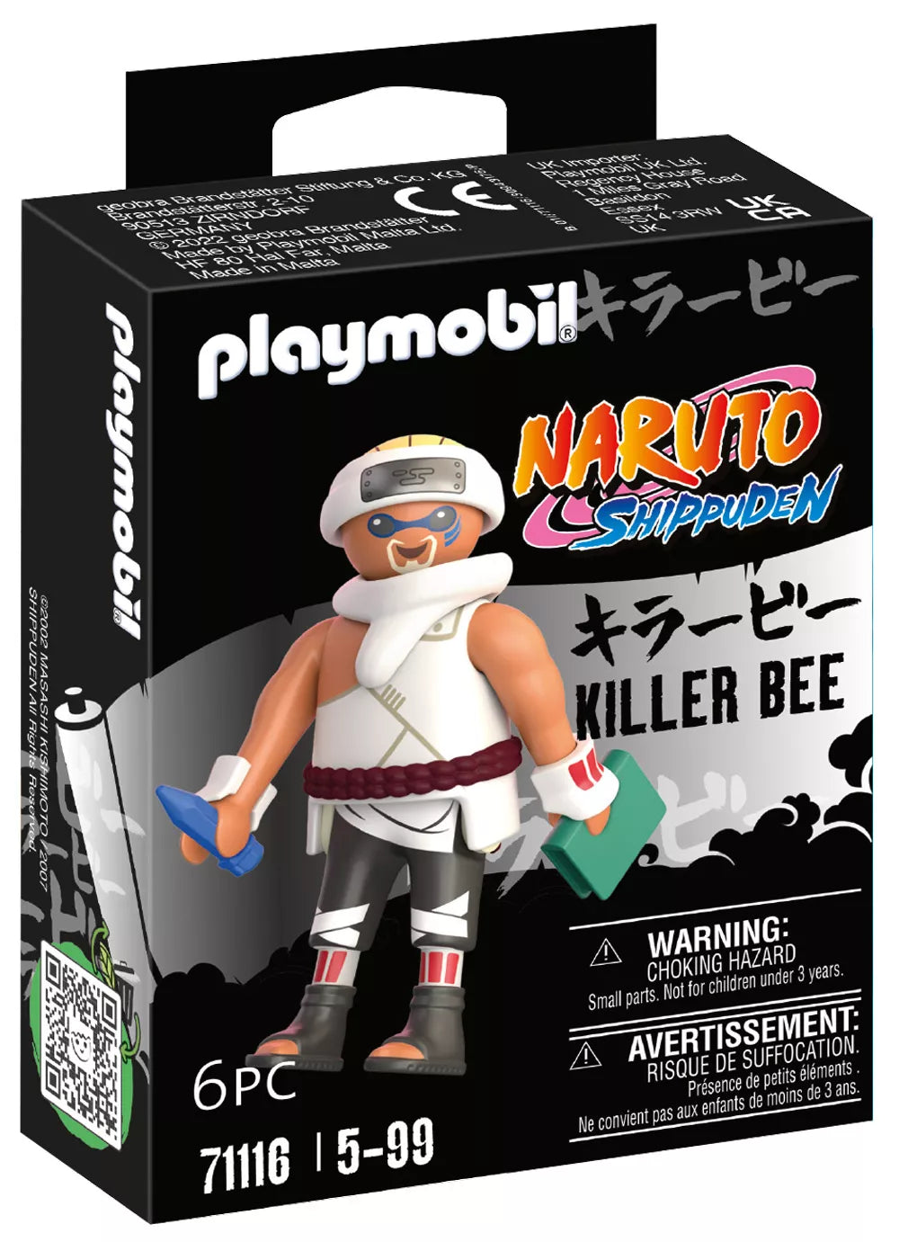 Figurine PLAYMOBIL Naruto Shippuden killer bee 71116