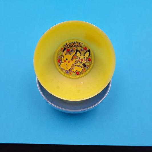 Ensemble de 4 Bols en plastique Réutilisable Pokémon Jaune Enfants