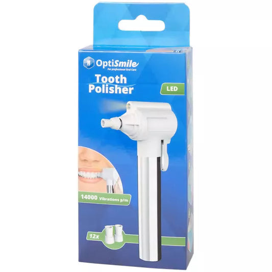 Polisseur Dentaire Électrique LED – Appareil de Blanchiment des Dents avec 12 Embouts Interchangeables