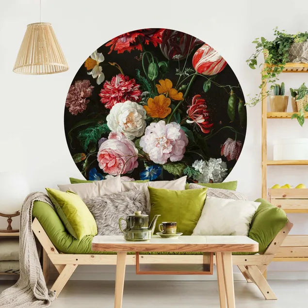 Papier Peint Mural Photo Circulaire – Décoration Murale Design et Moderne