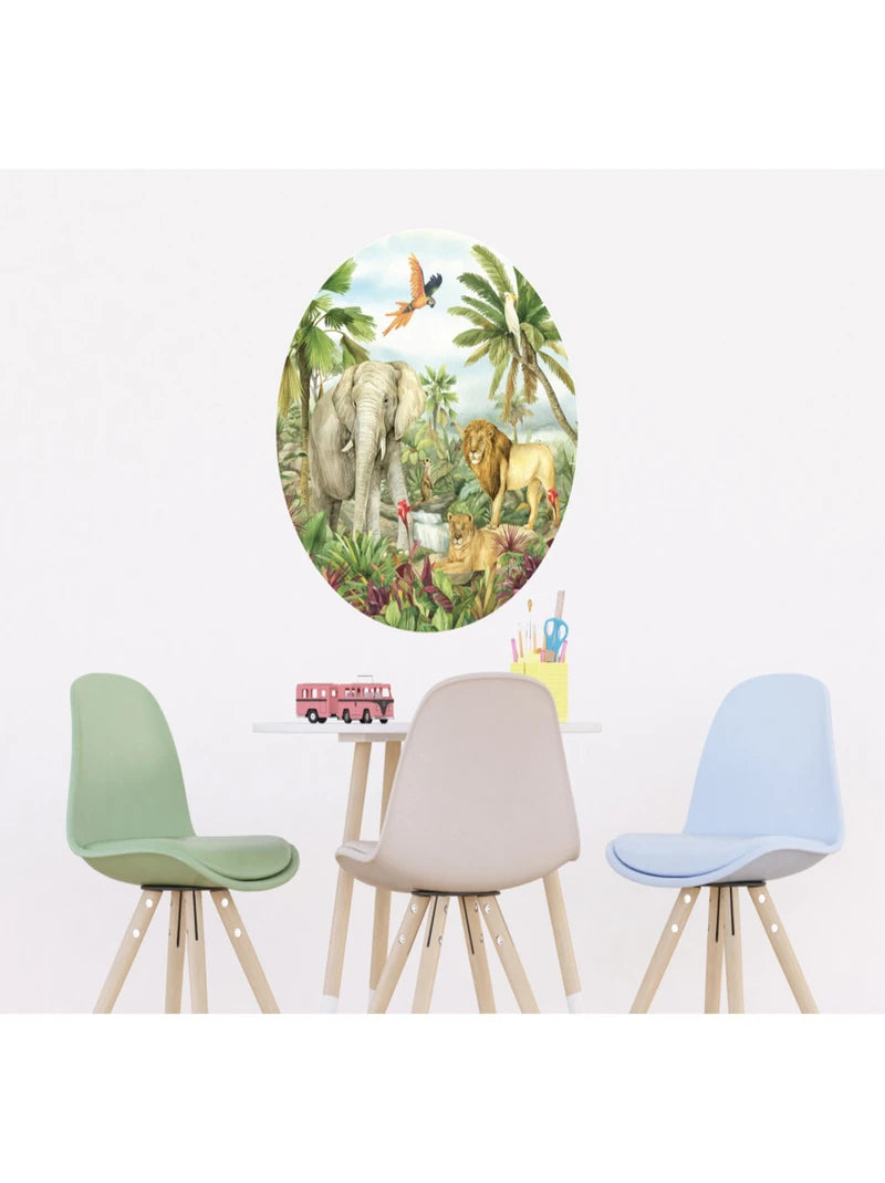 Papier Peint Mural Photo Circulaire – Décoration Murale Design et Moderne