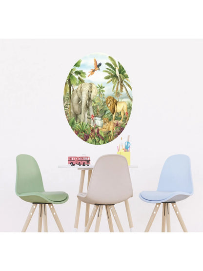 Papier Peint Mural Photo Circulaire – Décoration Murale Design et Moderne