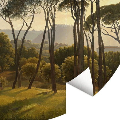 Papier Peint Mural Photo Circulaire – Décoration Murale Design et Moderne