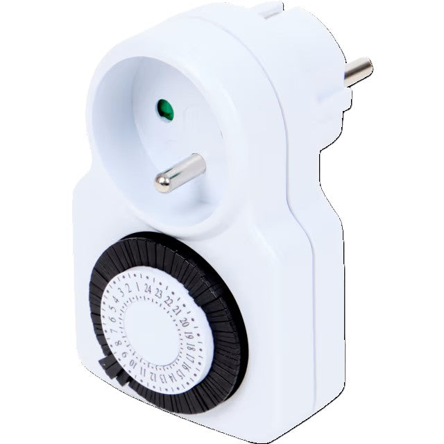 Prise Électrique avec Minuteur 24 h – Programmateur Mécanique Économie d’Énergie