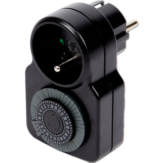 Prise Électrique avec Minuteur 24 h – Programmateur Mécanique Économie d’Énergie