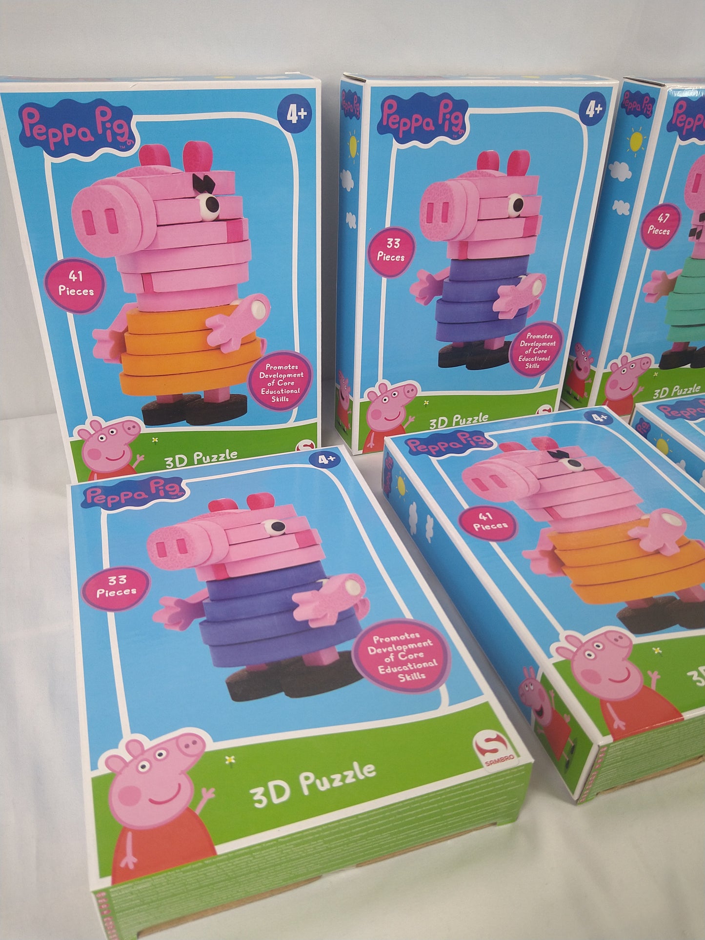 Lot de 8 Coffrets de Puzzles 3D Peppa Pig ( 1.87 euro / pcs )