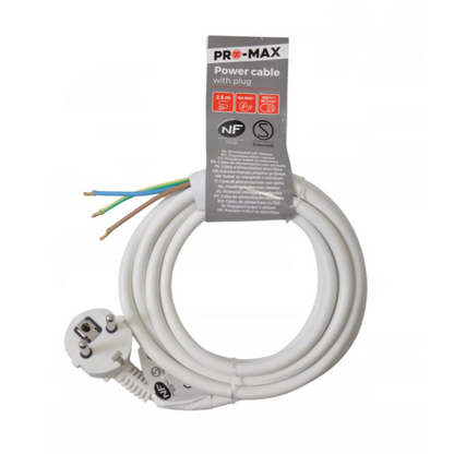 Câble d'alimentation avec Fiches 250 V 16 A, 2,5 mètres 3G1.5 mm2