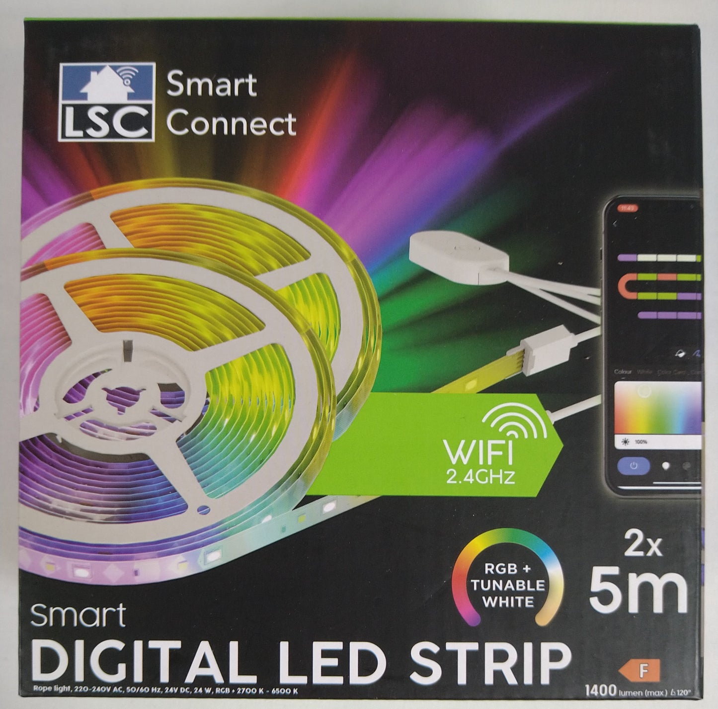 LSC SMART CONNECT : Ruban LED Wifi et connecté des magasins Action   Présentation, configuration et installation du ruban LED LSC Smart Connect  des magasins Action Ce Ruban led fonctionne en wifi
