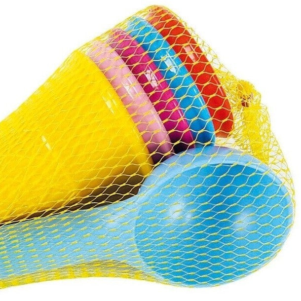 Ensemble de Moules à Sable Cornets à glace cuillère Bleu