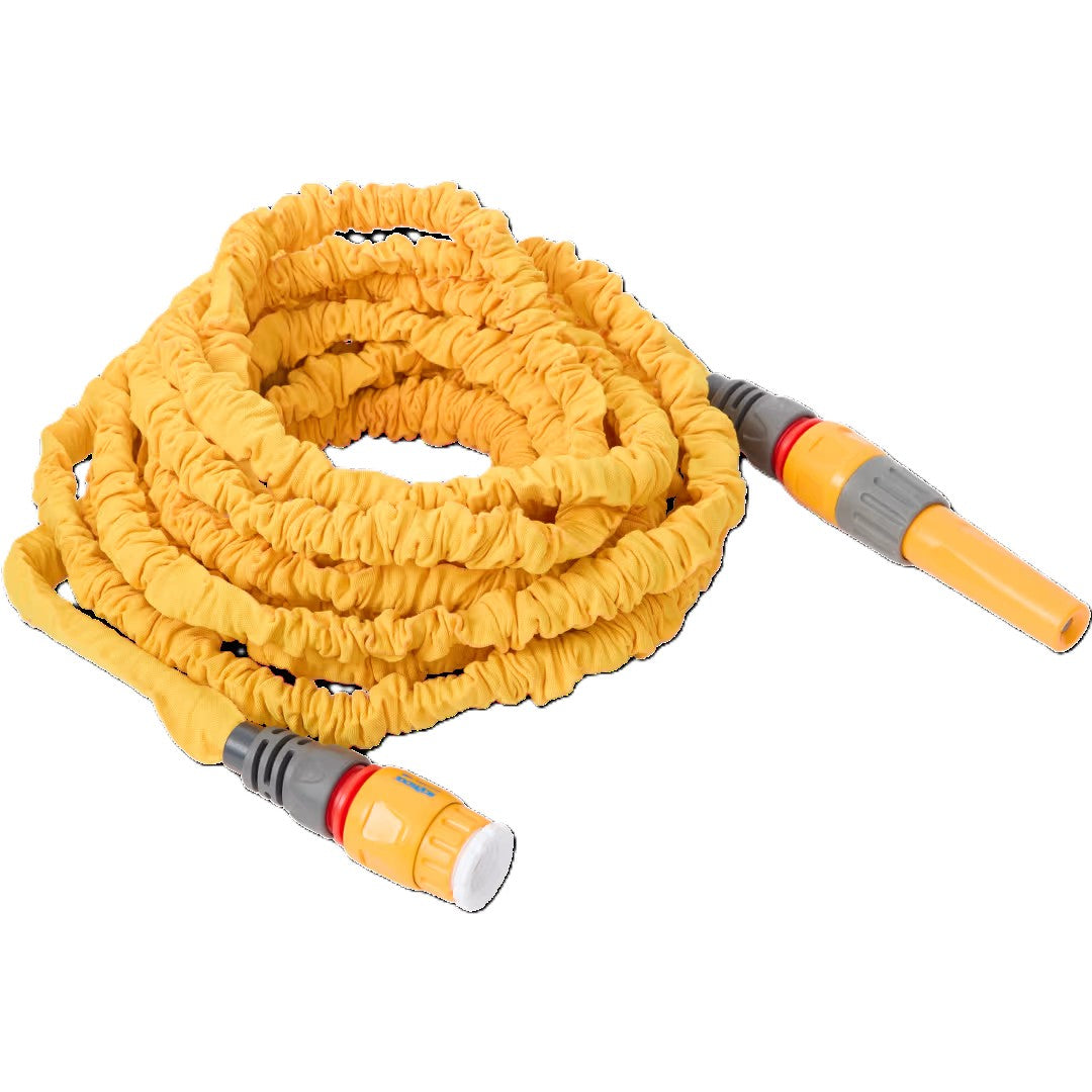 Tuyau d’arrosage extensible 15 mètres Jaune